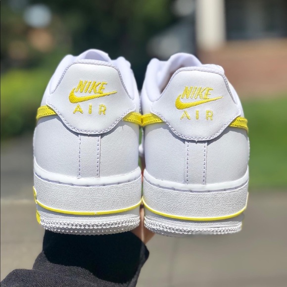 Custom Painted “YELLOW” Nike Air Force 1s - Picture 4 of 4